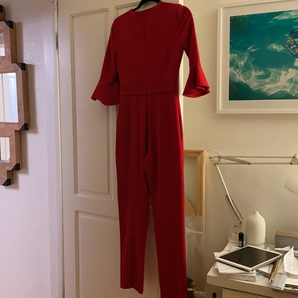 Red Black Halo Brooklyn Jumpsuit 0 - Picture 7 of 10